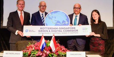 MPA Singapore and Port of Rotterdam partner on sustainable shipping